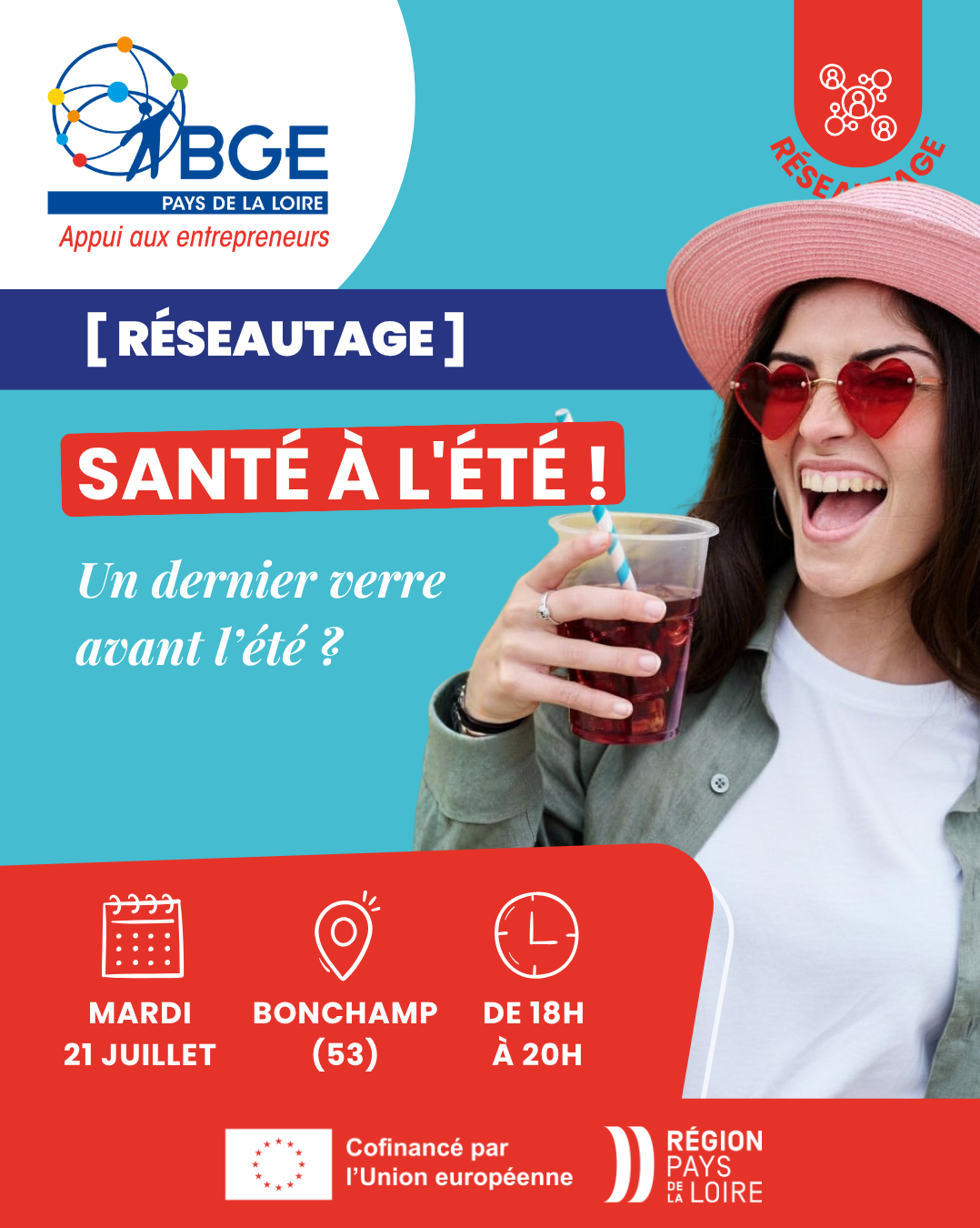 RÉSEAUTAGE - Santé à l'été !