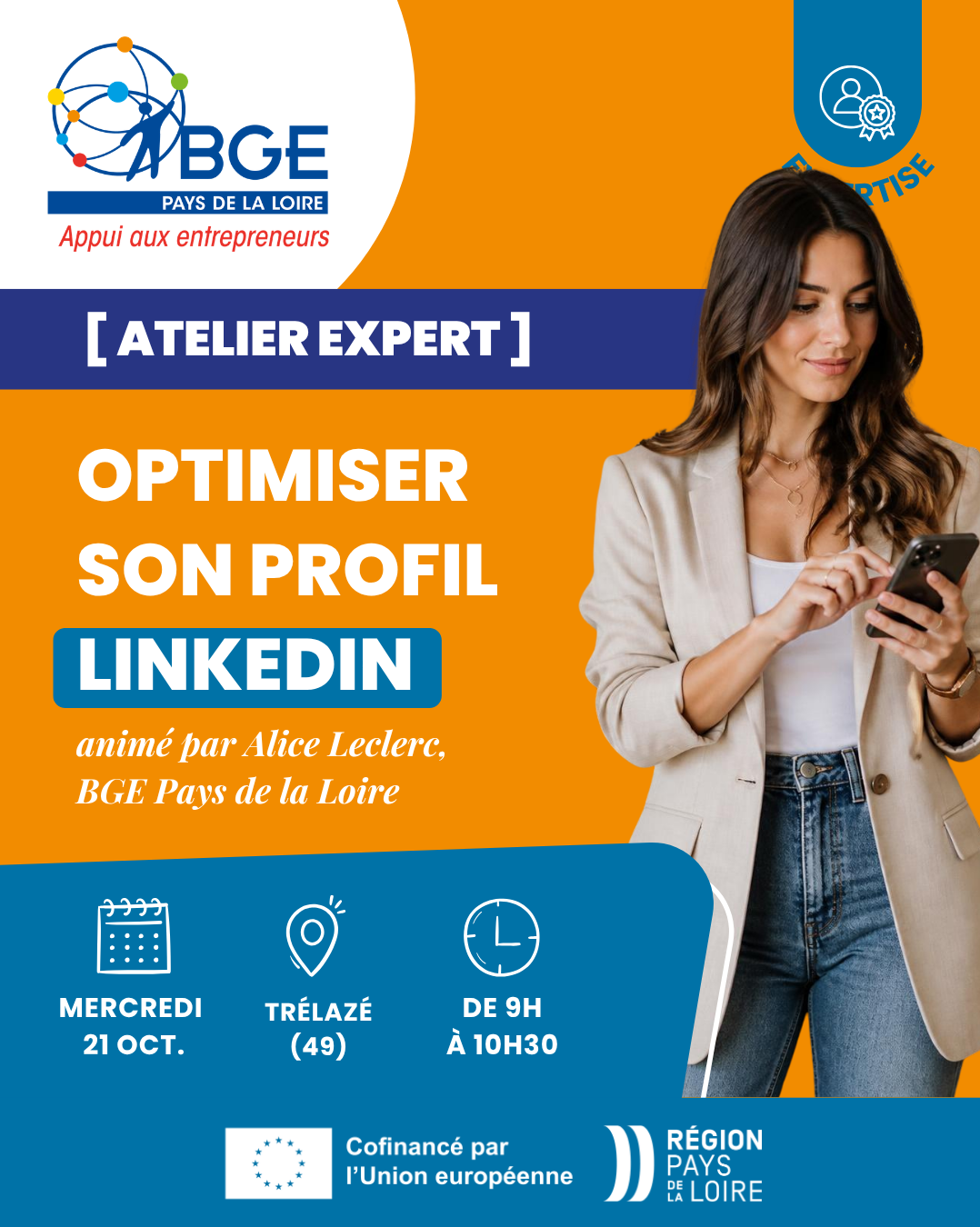 ATELIER EXPERT - Optimiser son profil LinkedIn (Trélazé)