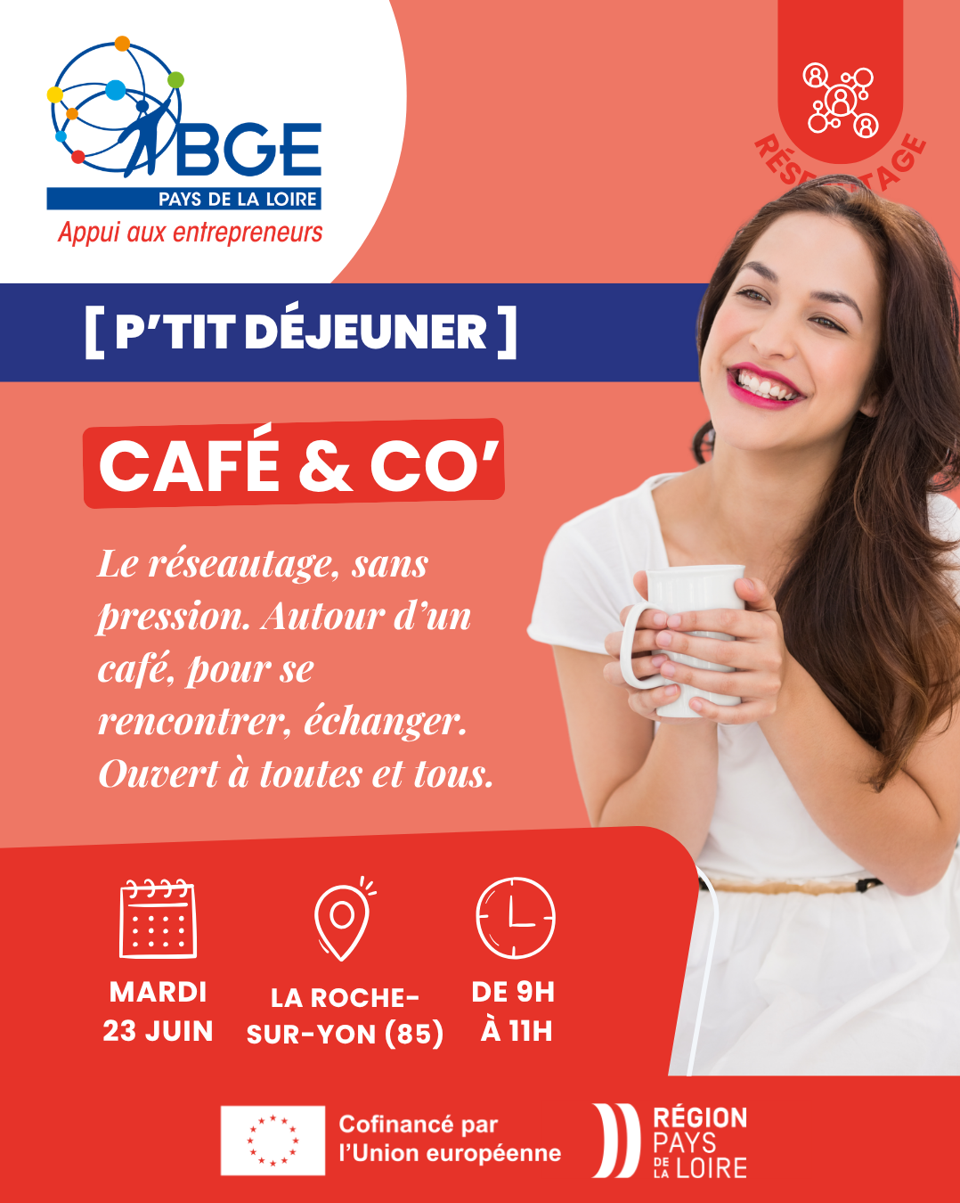 RESEAUTAGE - Café Co' à La Roche-sur-Yon