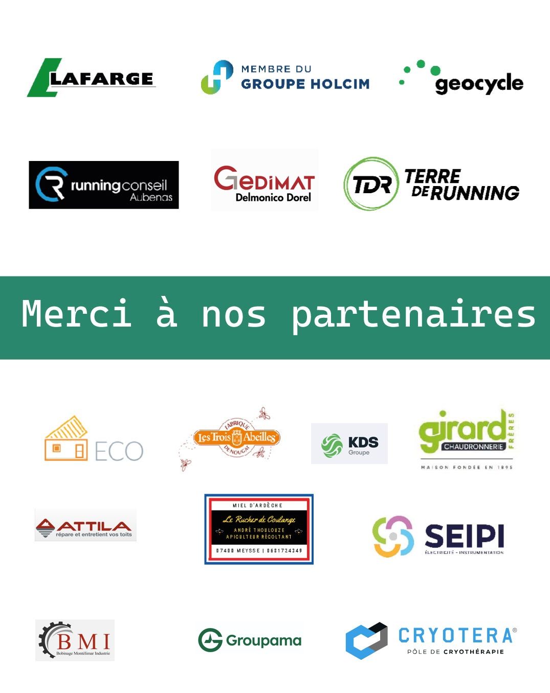 Nos partenaires 2025