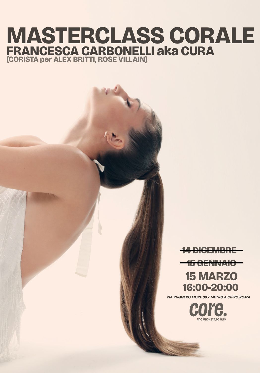 MASTERCLASS CORALE con FRANCESCA CARBONELLI