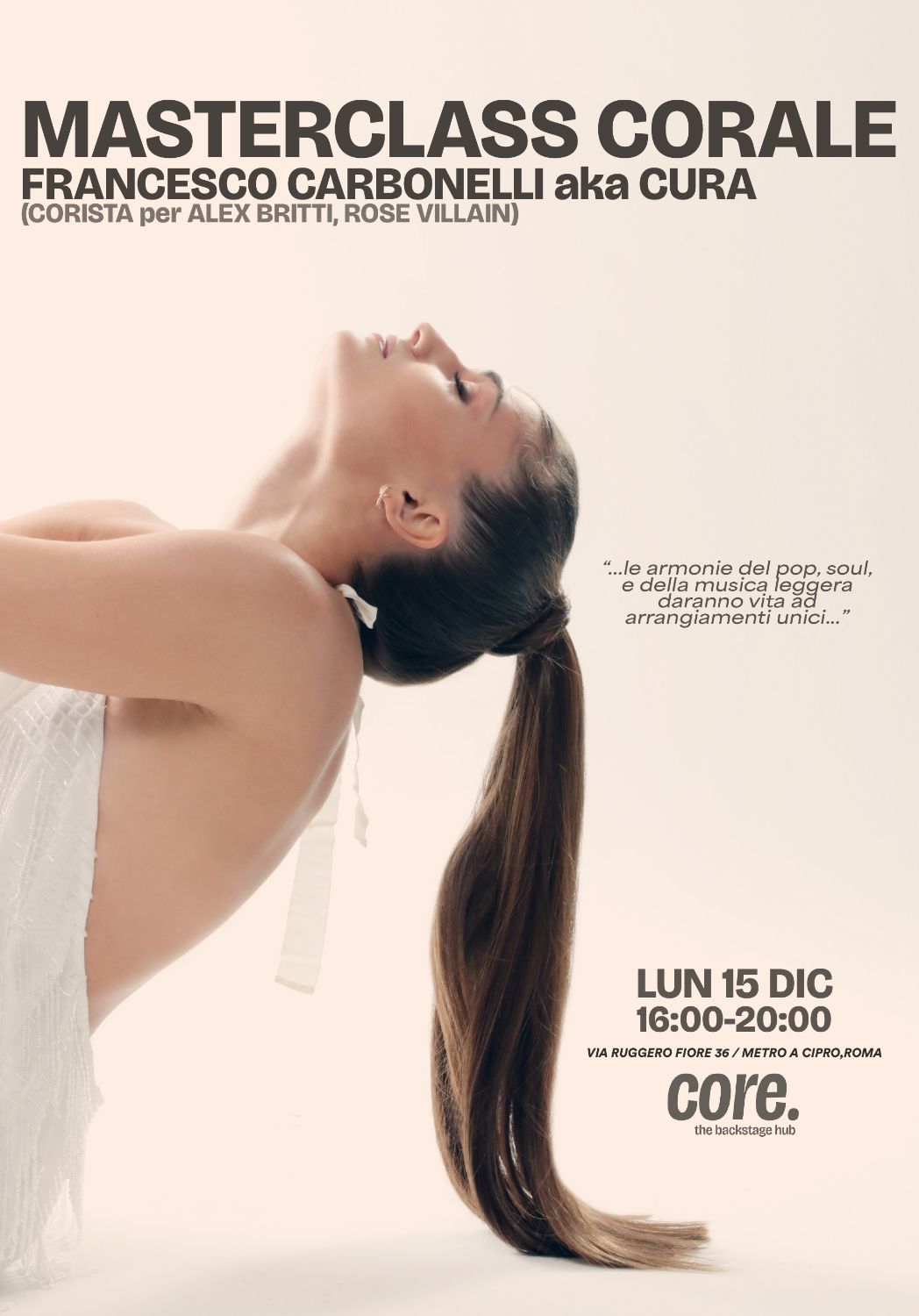 COPIA - MASTERCLASS CORALE con FRANCESCA CARBONELLI