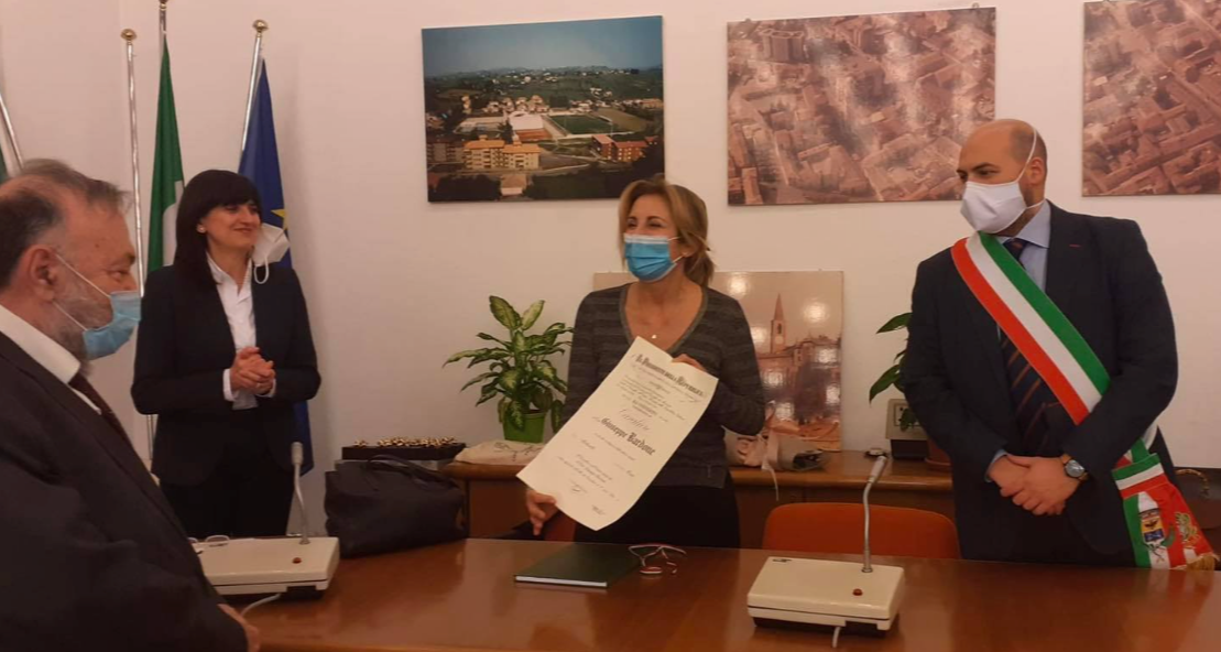 Consegna dell’Onorificenza di Cavaliere dell’Ordine Al Merito della Repubblica Italiana