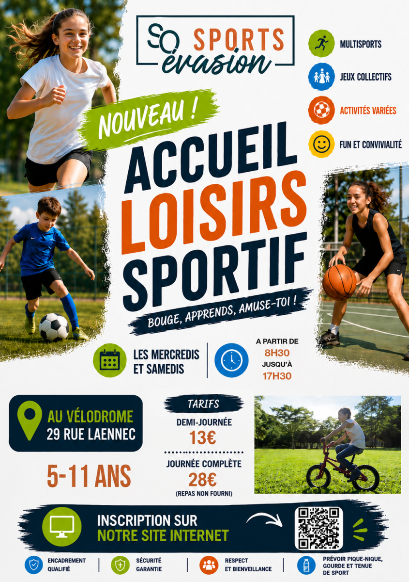 Nouveauté Accueil sportif
