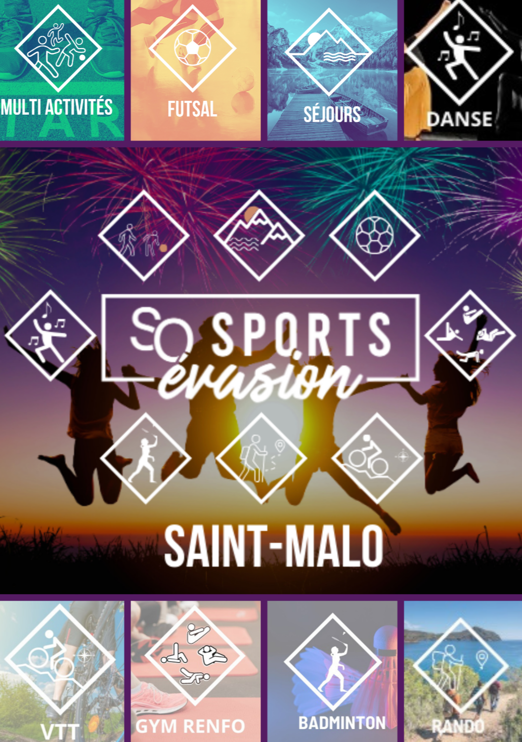 Inscriptions d'un licencié aux activités So Sports Evasion (du 1er sept. 2025 au 31 août 2026)