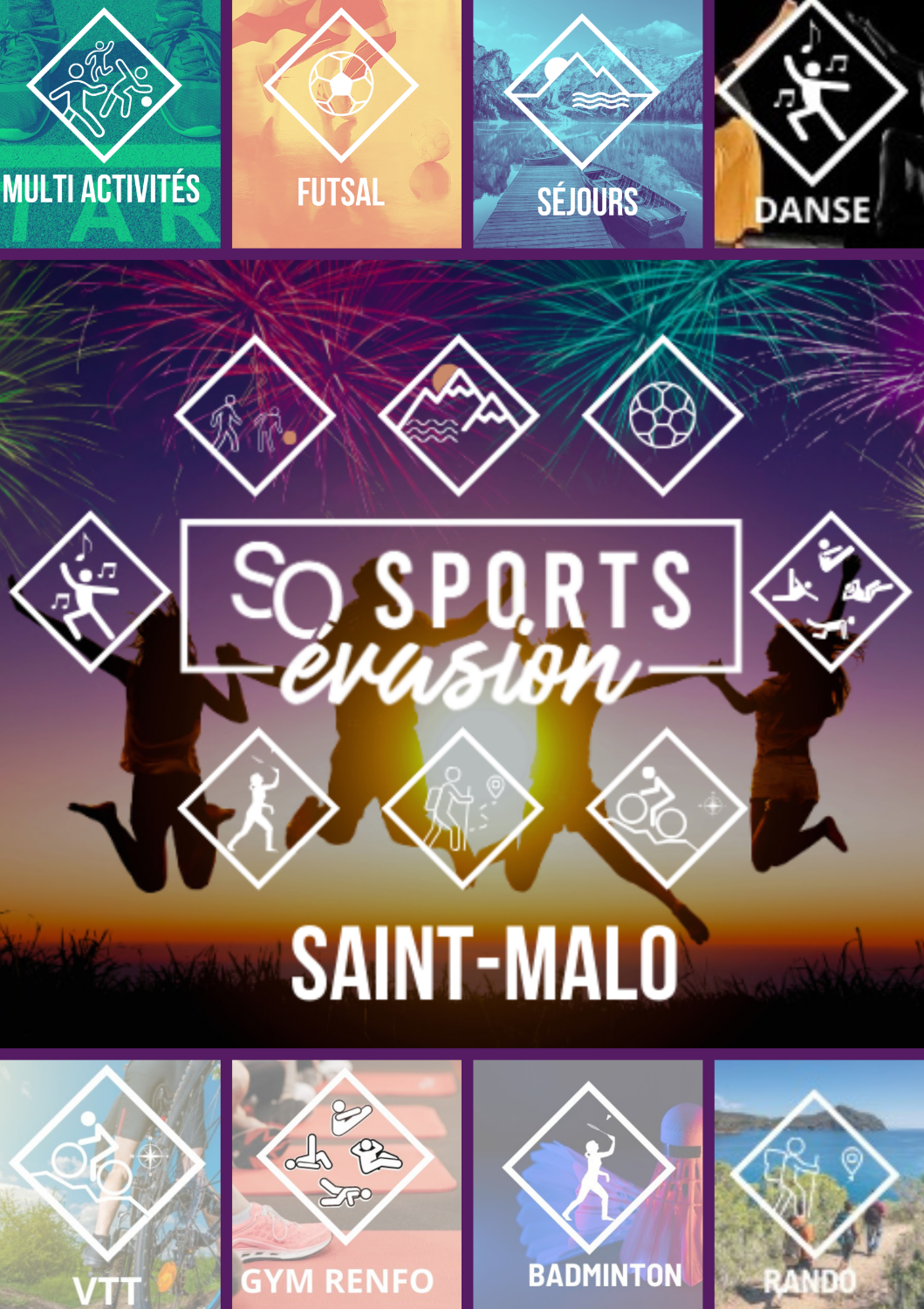 Inscriptions d'un membre aux activités So Sports Evasion