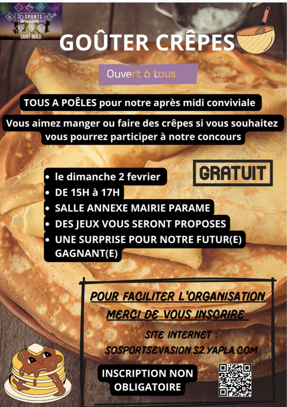 Concours de crêpes - GRATUIT