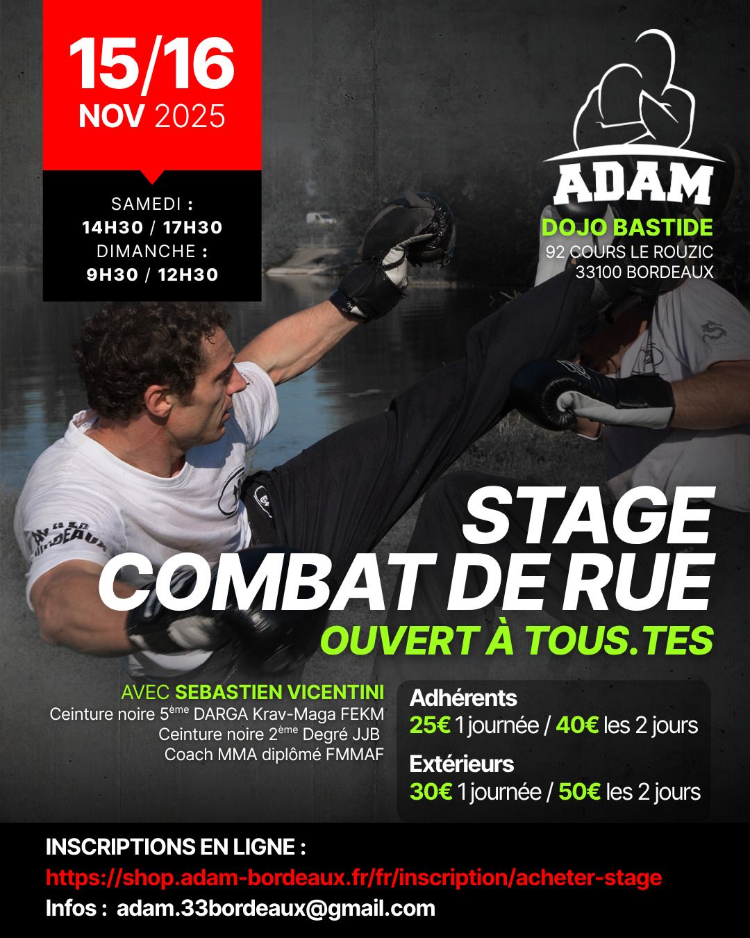 STAGE COMBAT DE RUE