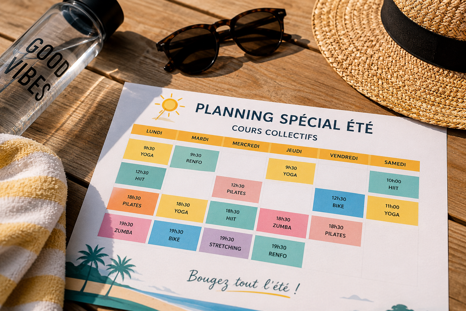 Vacances d'été : planning spécial !