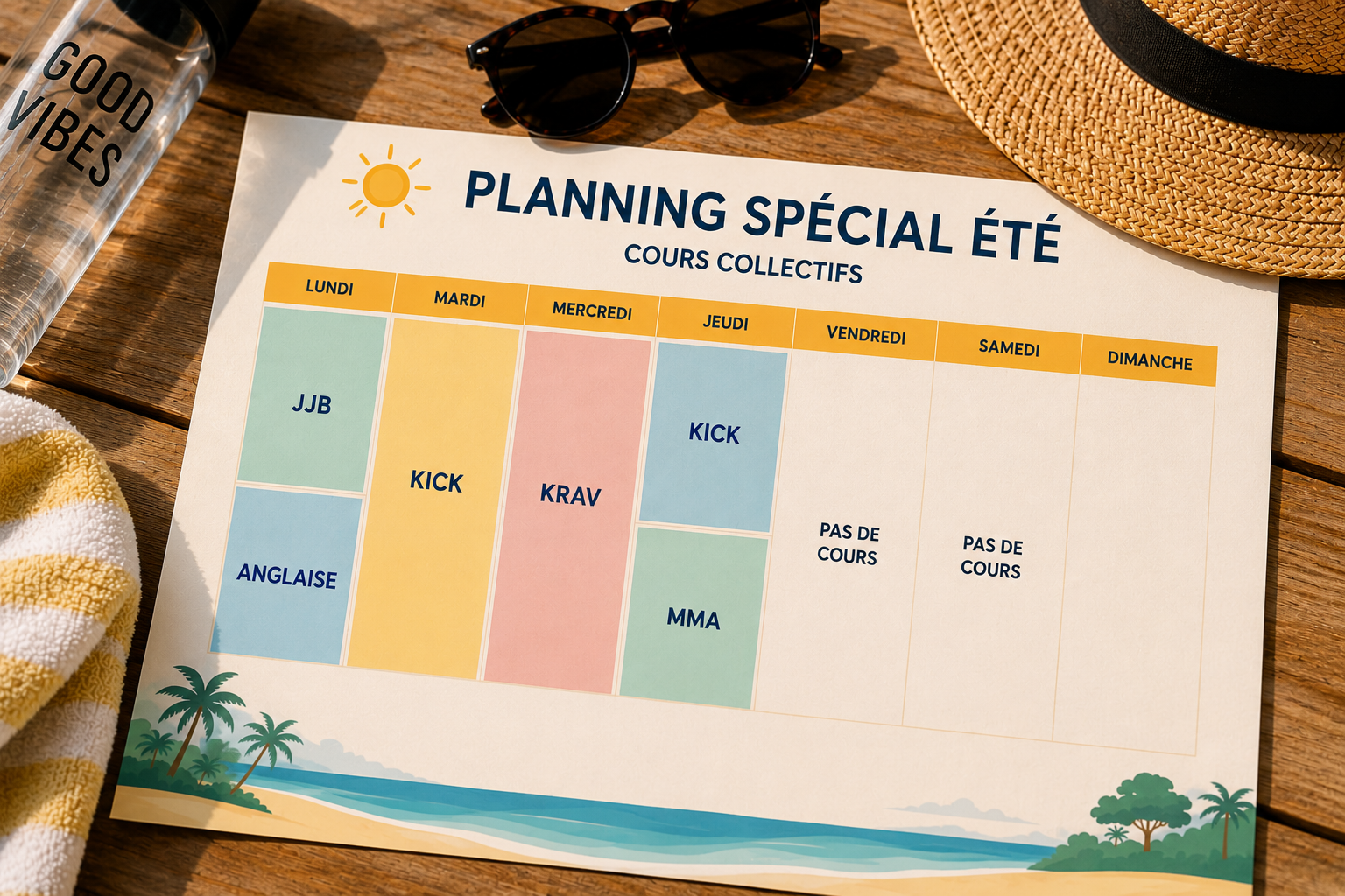 Vacances d'été : planning spécial !
