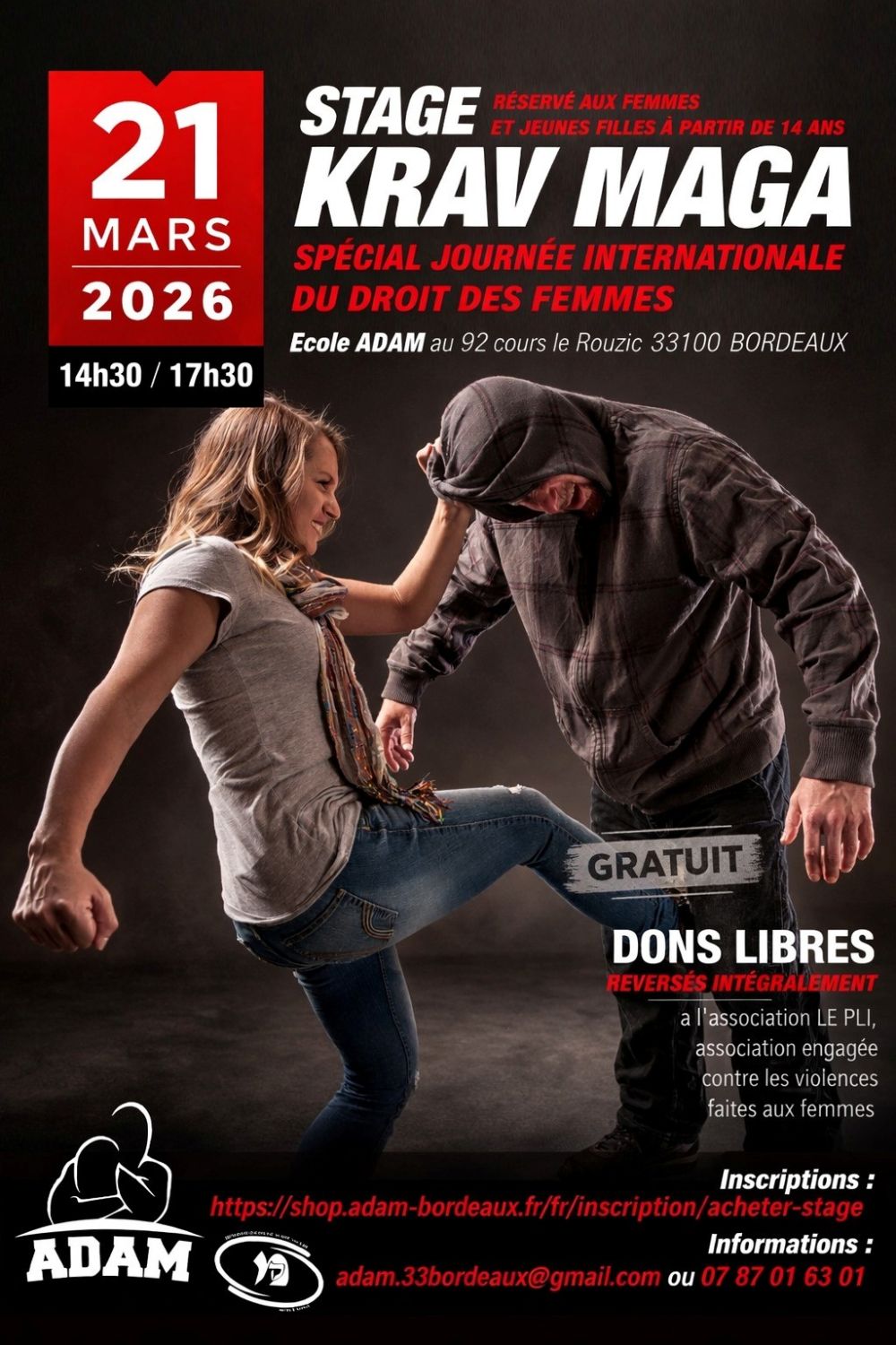 Stage De Krav Maga Réservé Aux Femmes