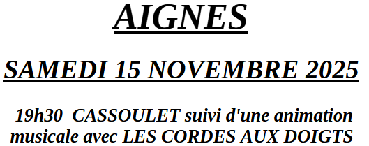 Logo Comité des fetes des jeunes d'Aignes