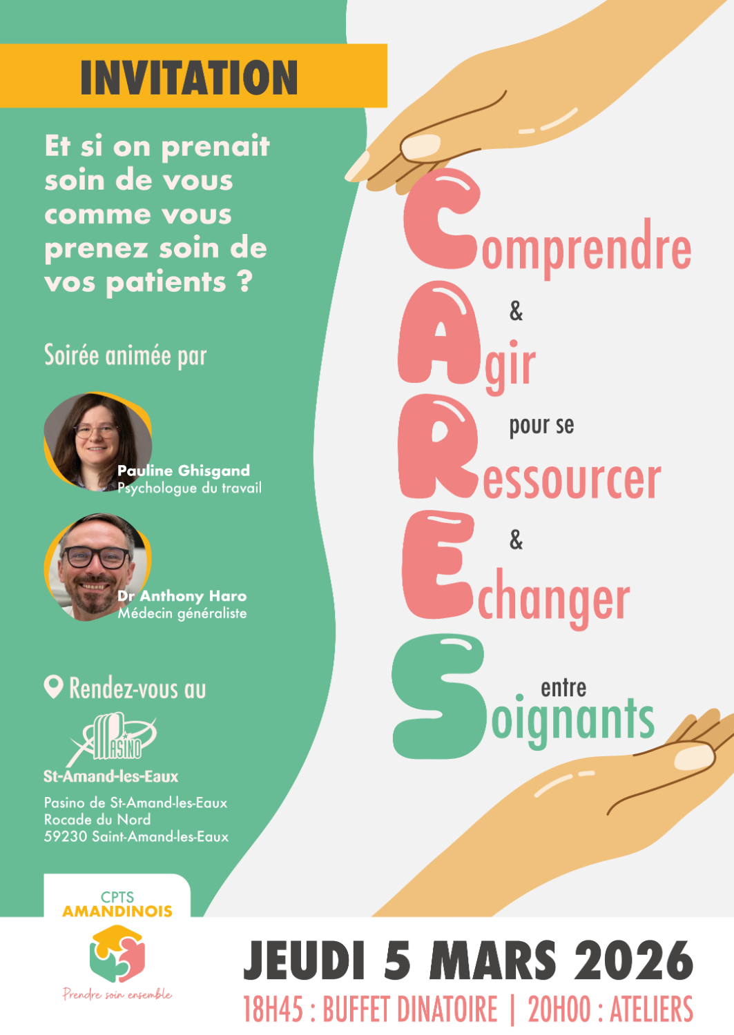 [Ouvert à tous les pro. de santé] Et si on prenait enfin soin de ceux qui soignent ?  @PasinoSaintAmand