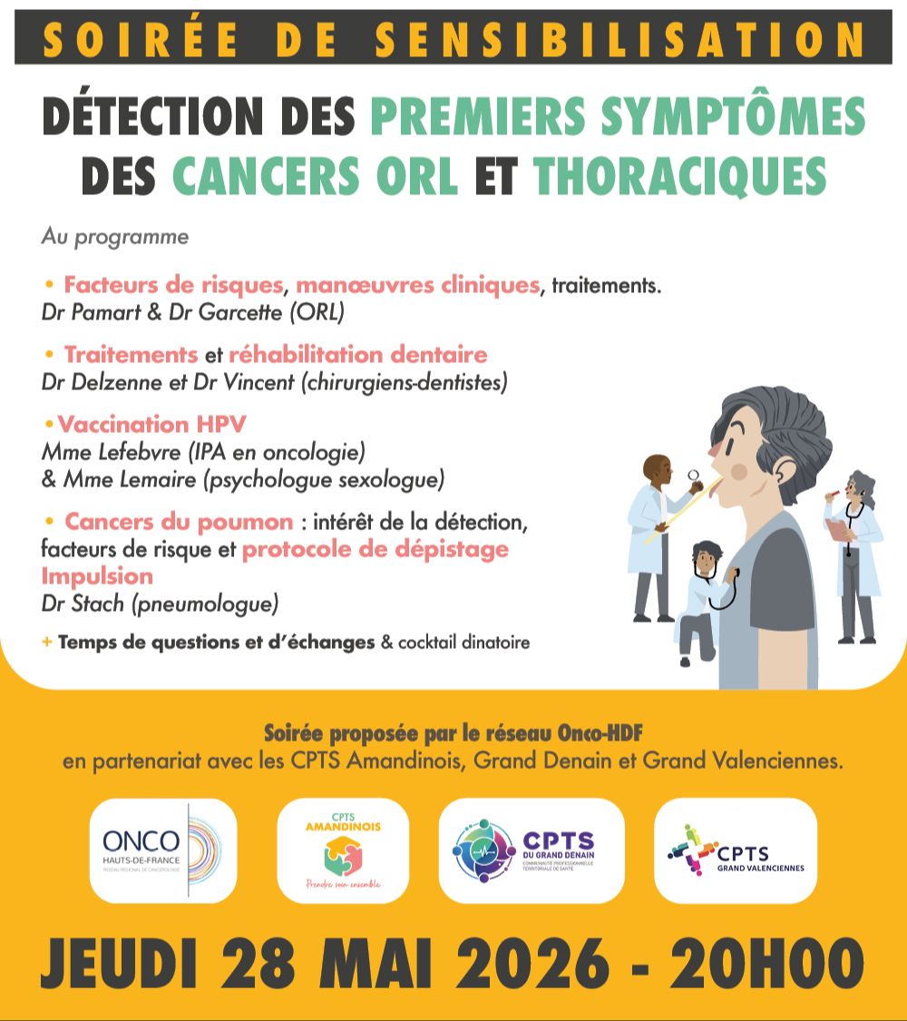 Soirée de Sensibilisation : Détection Précoce des Cancers ORL & Thoraciques