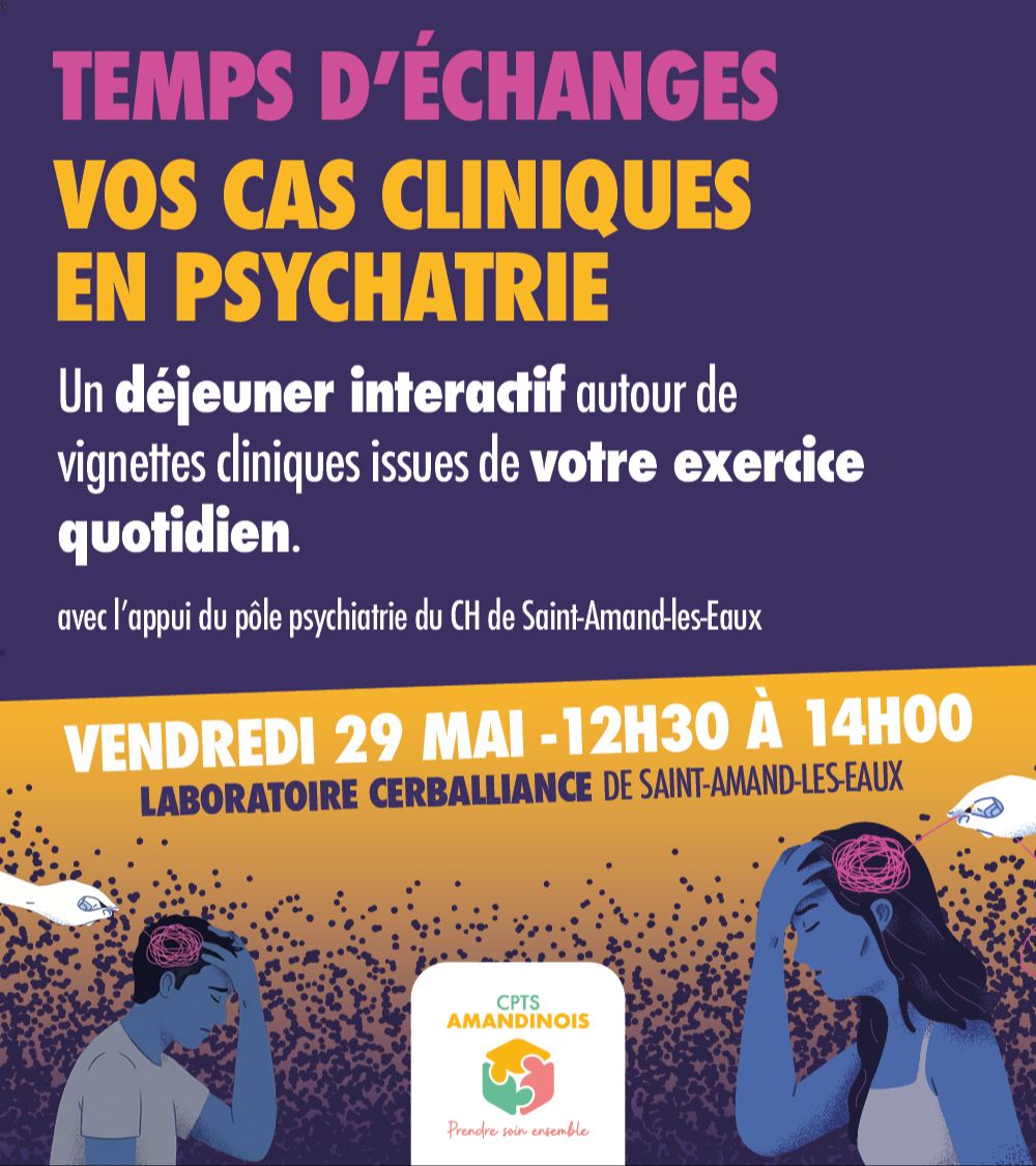 Déjeuner thématique - Vos cas cliniques en psychatrie