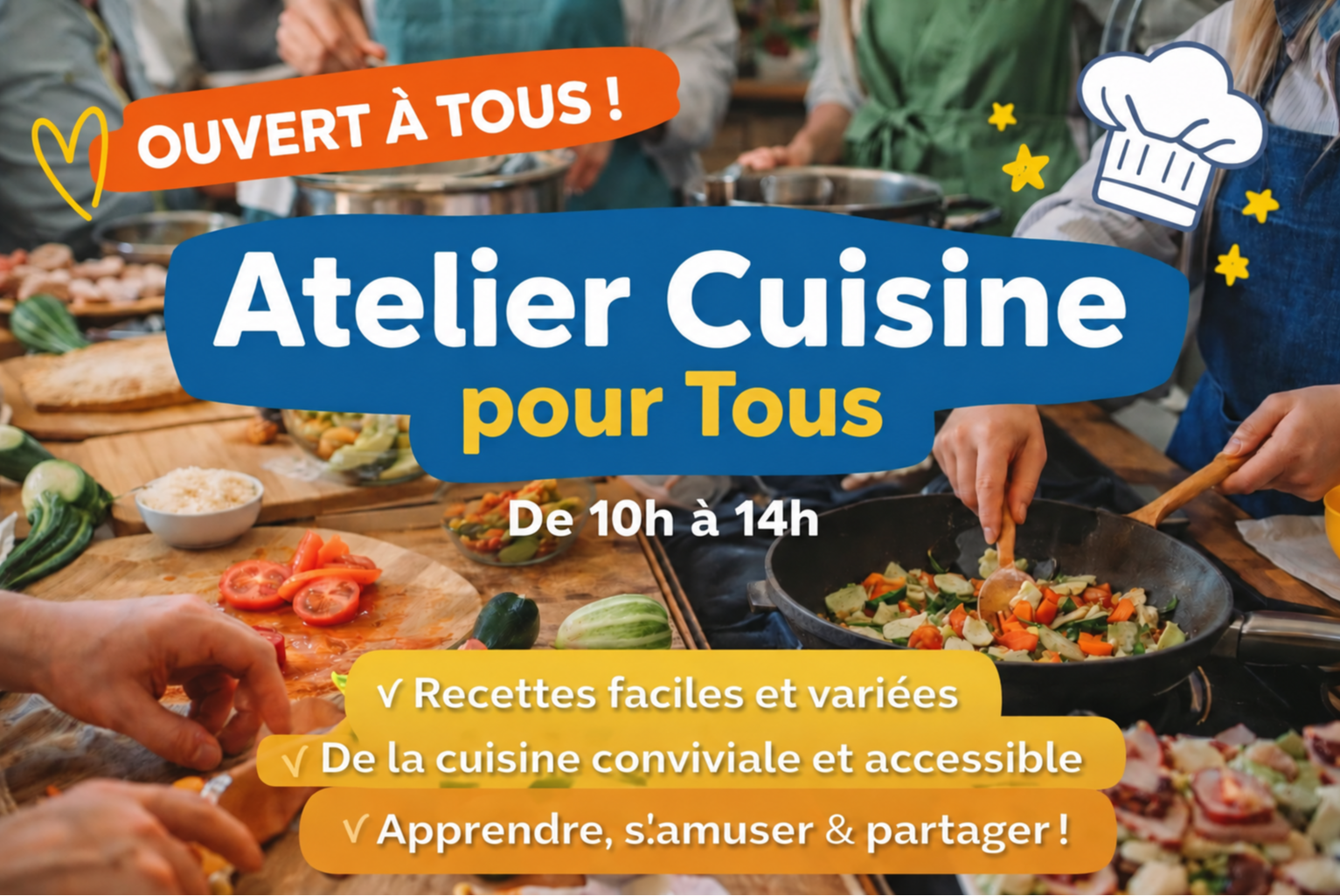 Cuisine pour tous - sam 12/12/26 - LabBoite