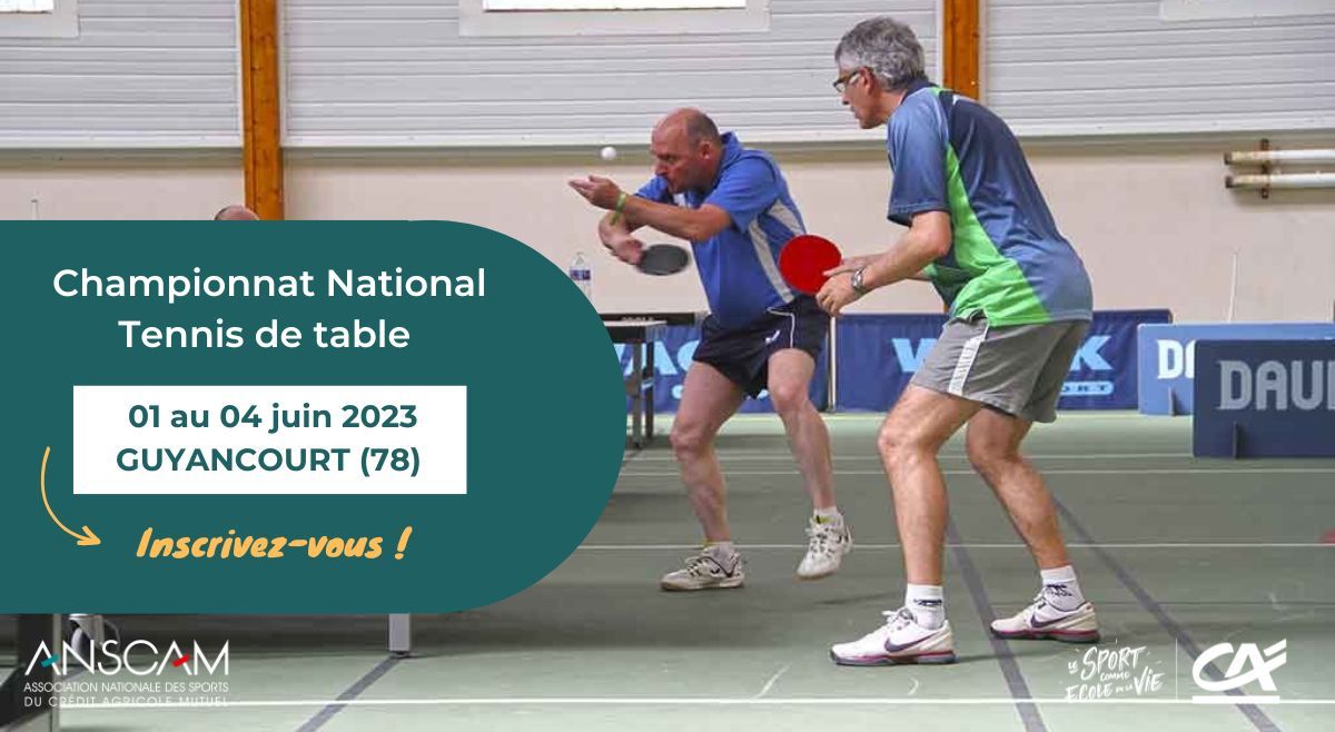 Championnat national tennis de table 2023