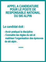 Poste à pourvoir