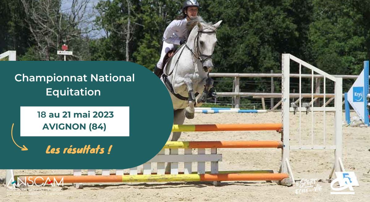 Podium championnat national Equitation - Avignon 2023