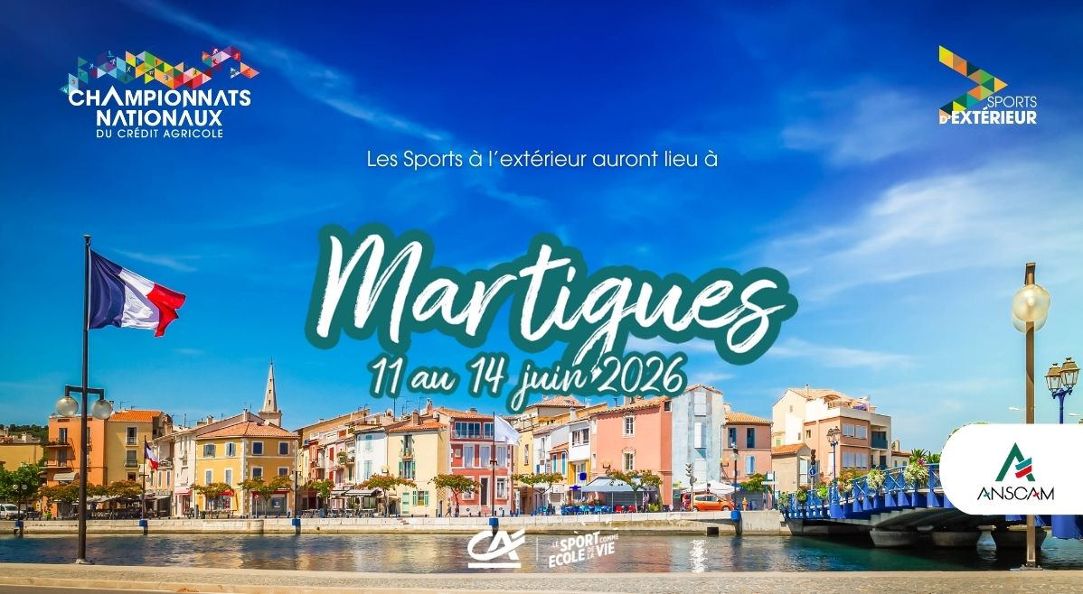 Championnats Nationaux 2026 - Sports à l'extérieur : direction Martigues !