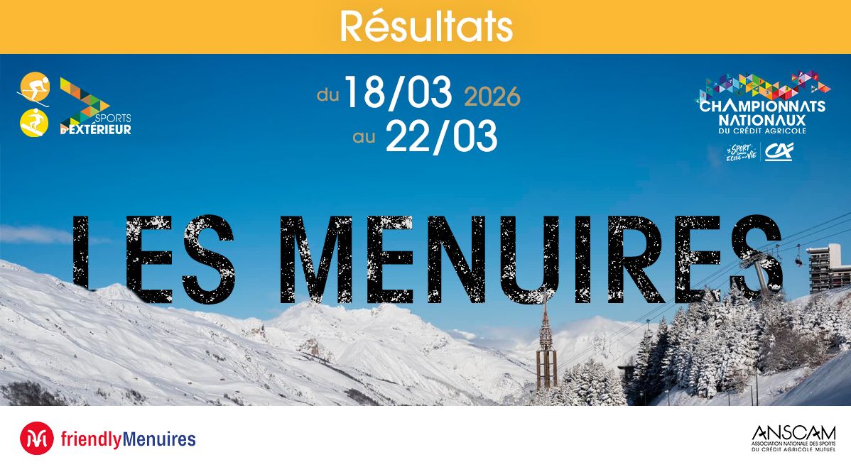 Résultats Championnats Nationaux de Ski et Snowboard - Les Ménuires 2026