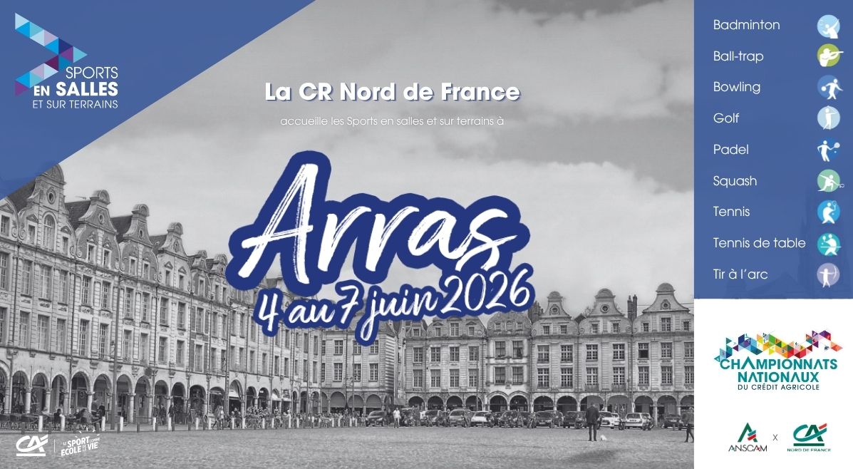 Informations pratiques : Championnats Nationaux de Sports en salles et sur terrains - Arras