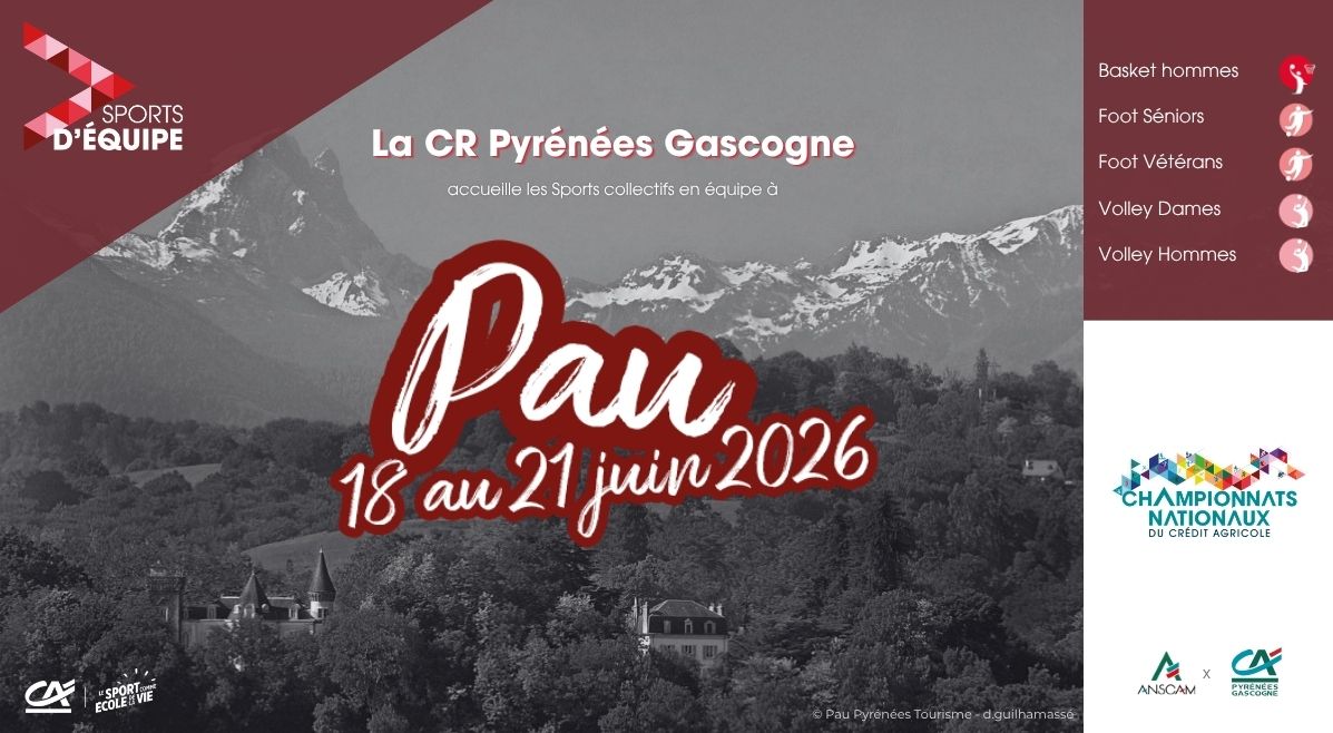 Informations pratiques : Championnats Nationaux de Sports d'équipe - Pau