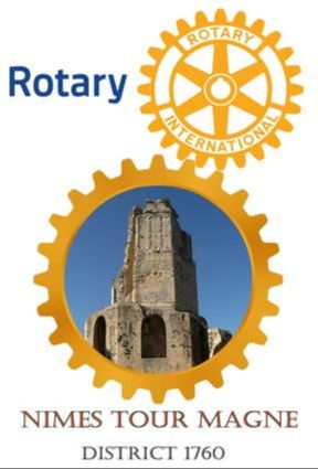 Logo Rotary Club Nîmes Tour Magne