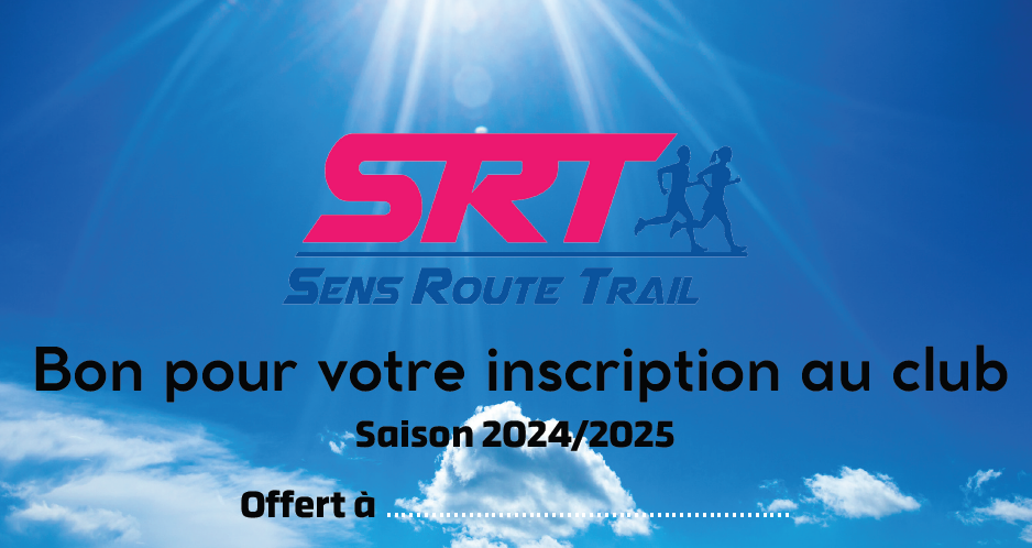 Bon Cadeau SRT -  Adhésion 2024-2025