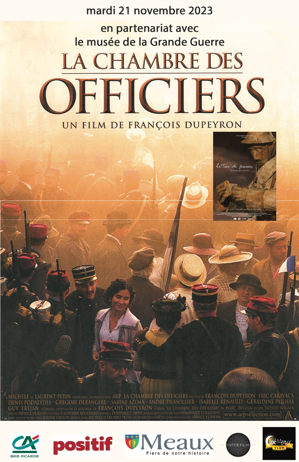 LETTRES DE FEMMES / LA CHAMBRE DES OFFICIERS