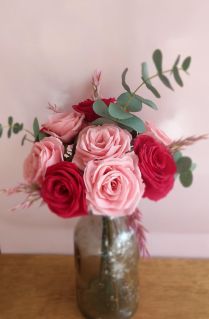 bouquet de fleur en papier atelier maylo