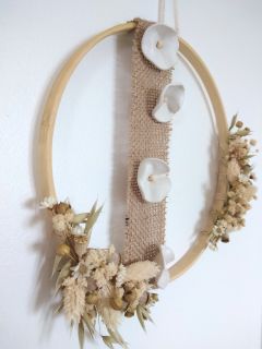 couronne fleur séchées au grenier de maelyne