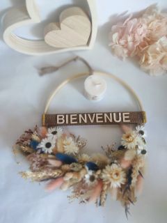 Couronne fleur séchées créanneso