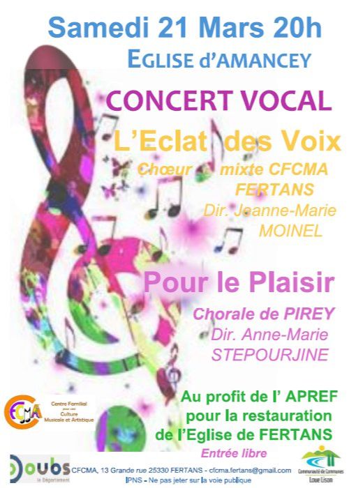 Concert vocal ANNULE