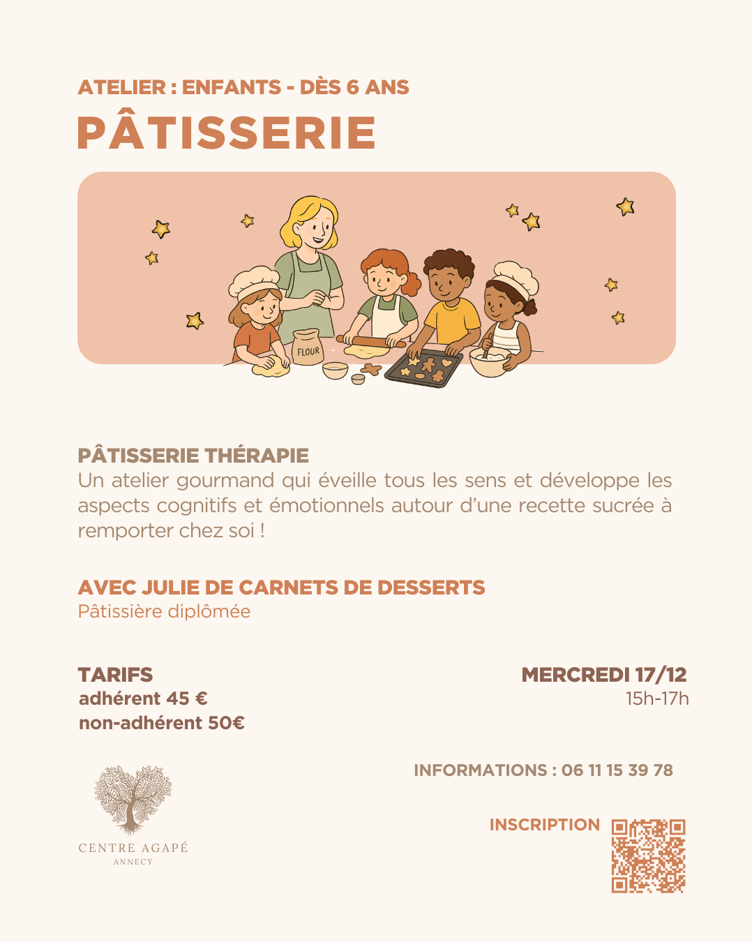 Atelier pâtisserie de Noël