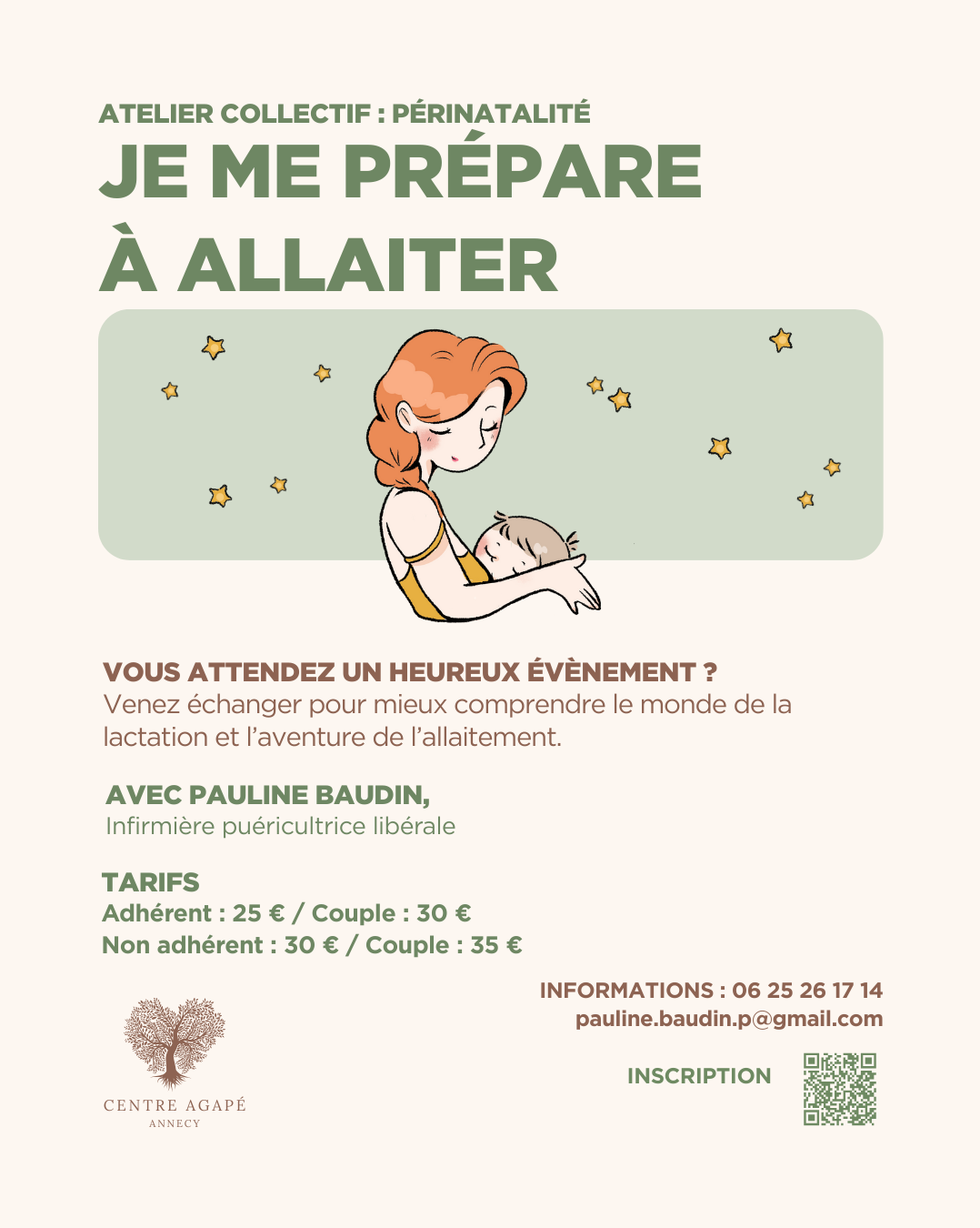 Je me prépare à allaiter