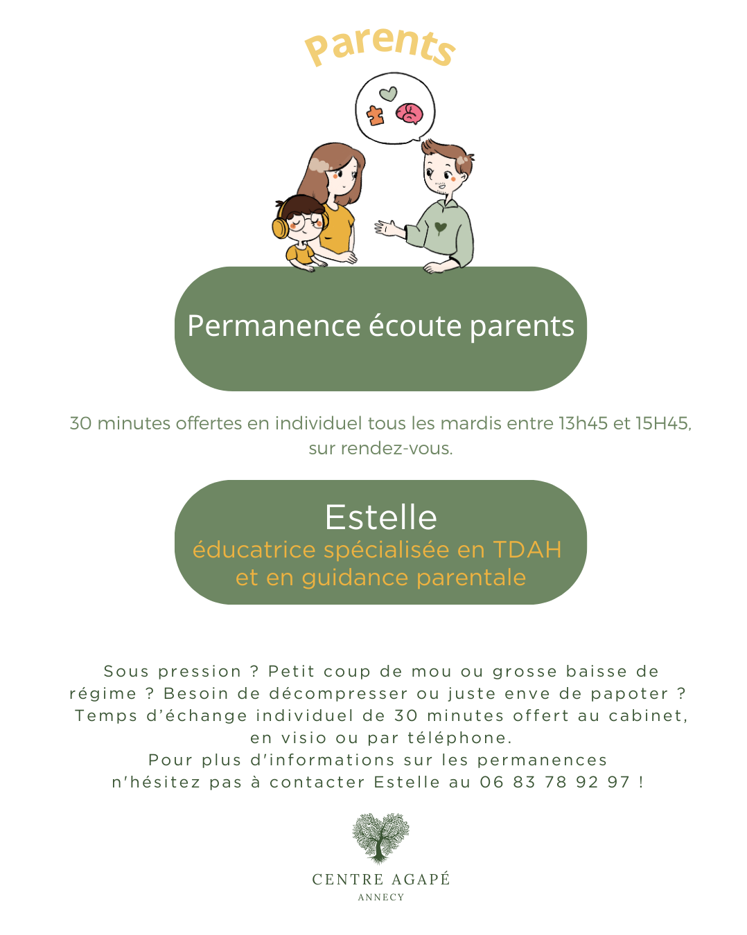 Permanence écoute parents