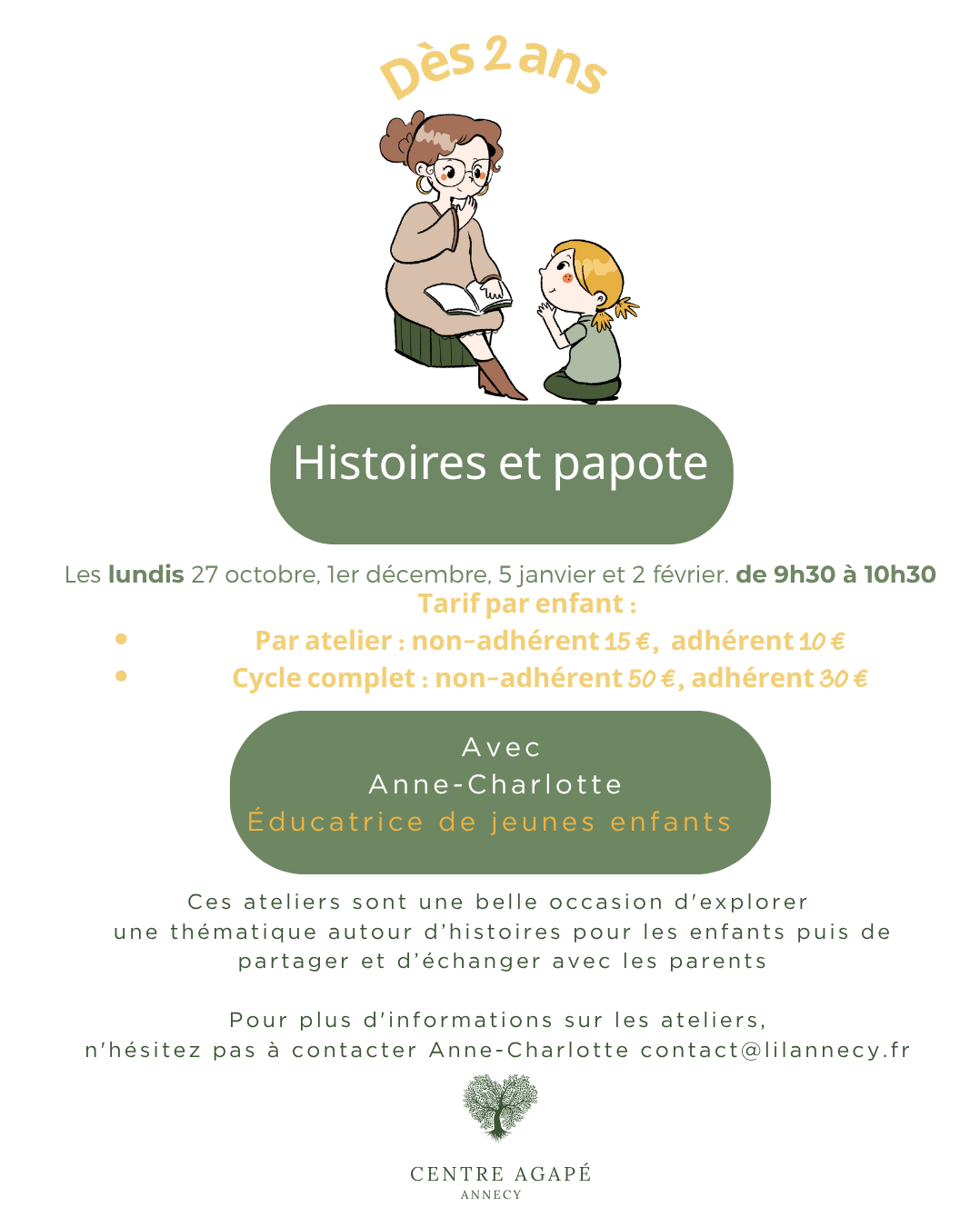 Ateliers Histoires et Papote