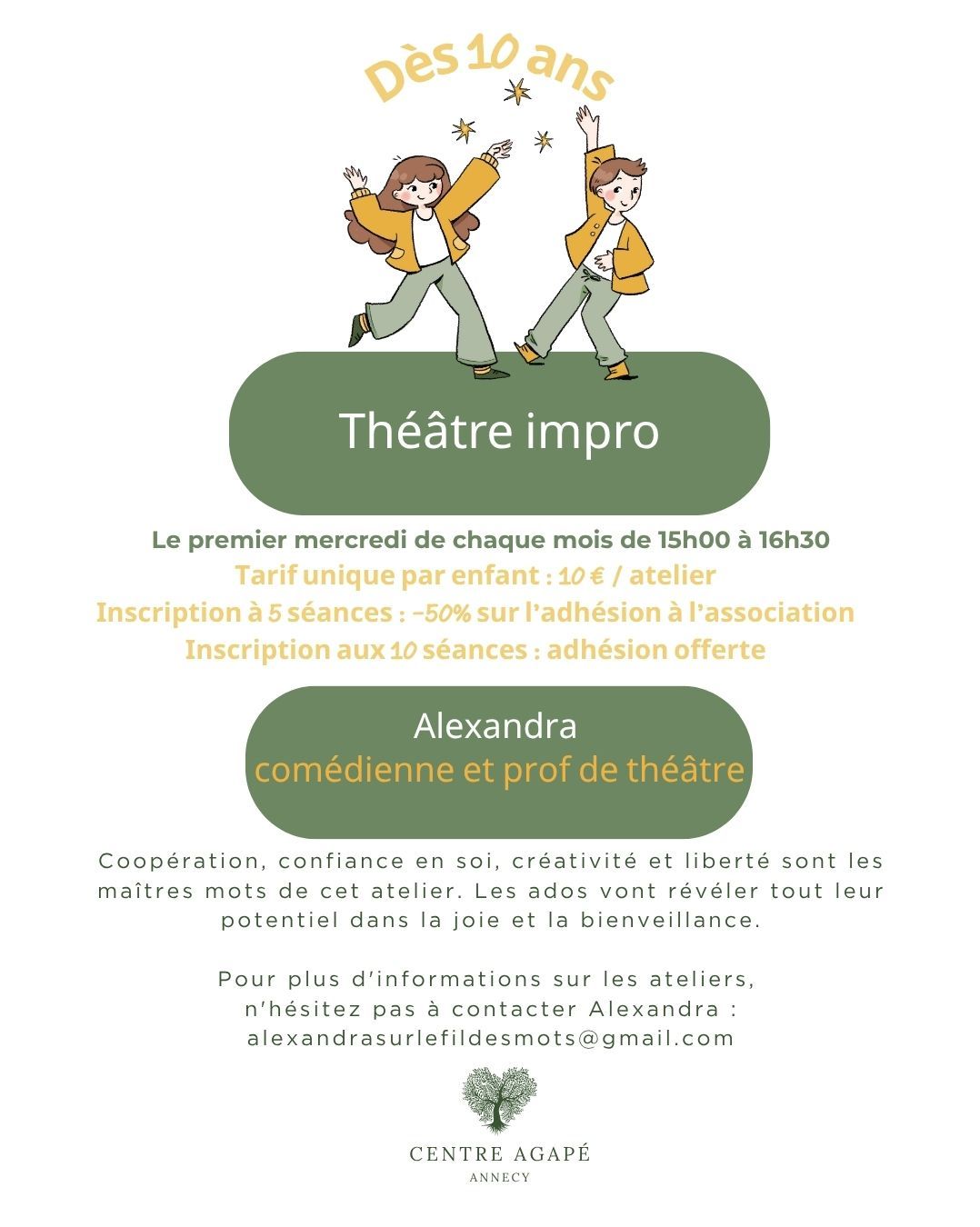 Ateliers d'improvisation de 2025-2026
