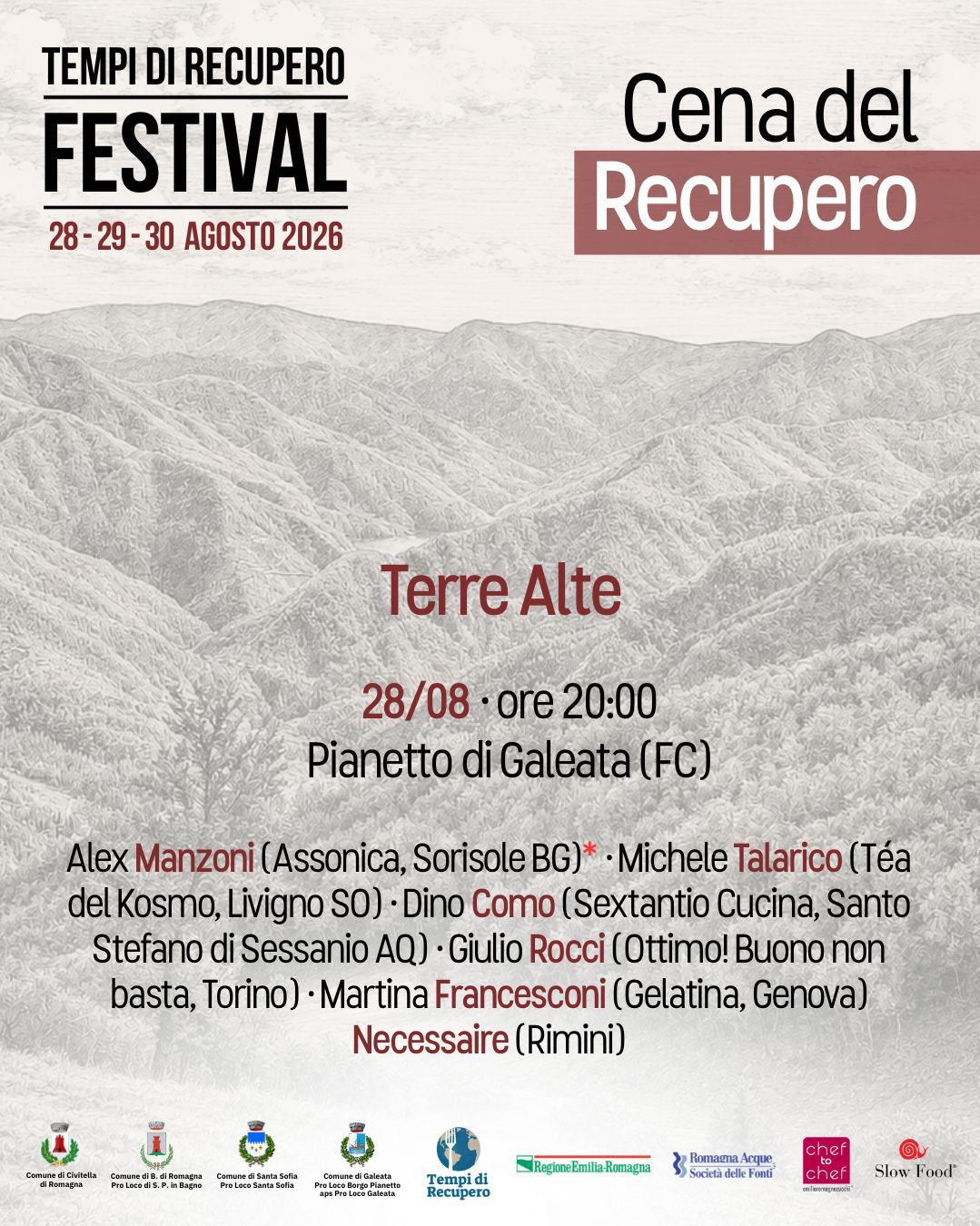 Terre Alte - Cena del Recupero