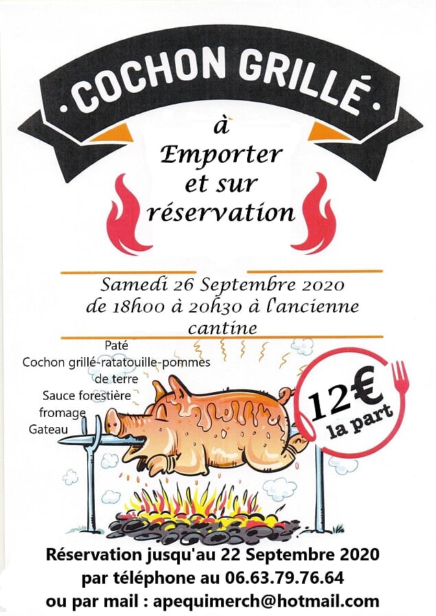 Soirée cochon grillé