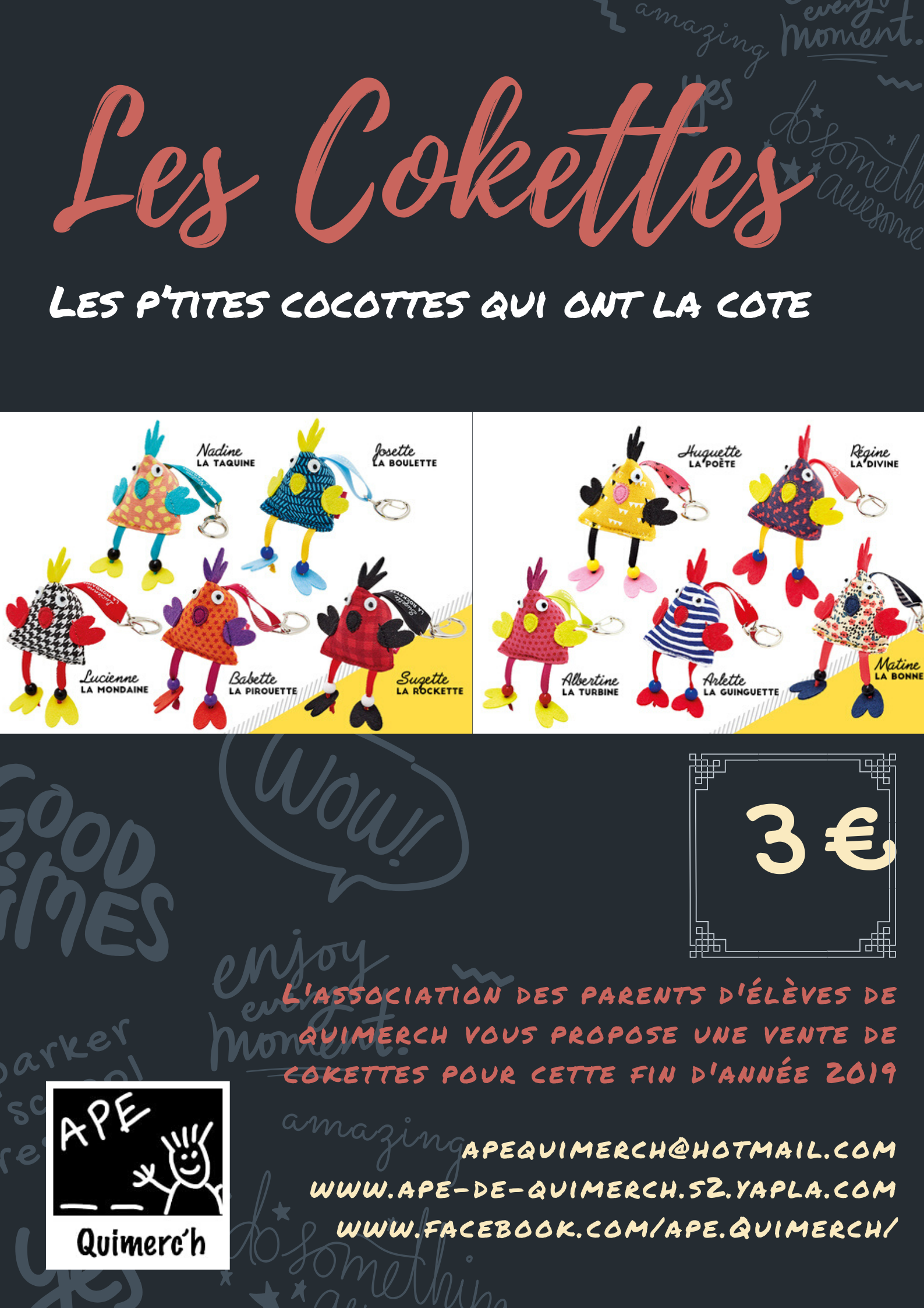 Vente de cokettes