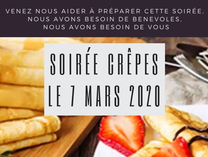 Bénévoles soirée Crêpes