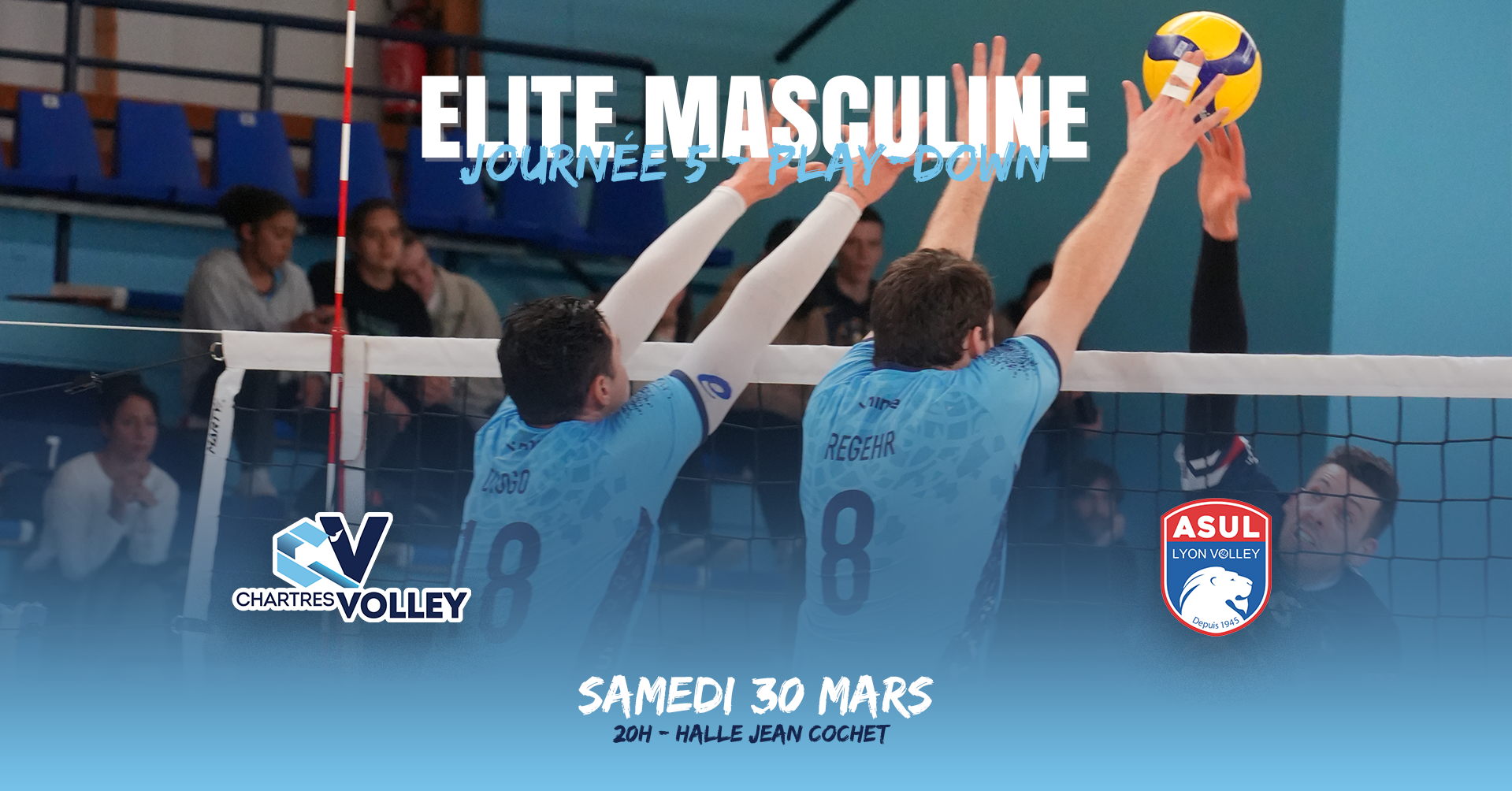 Billetterie ouverte : C'Chartres Volley - ASUL Lyon Volley