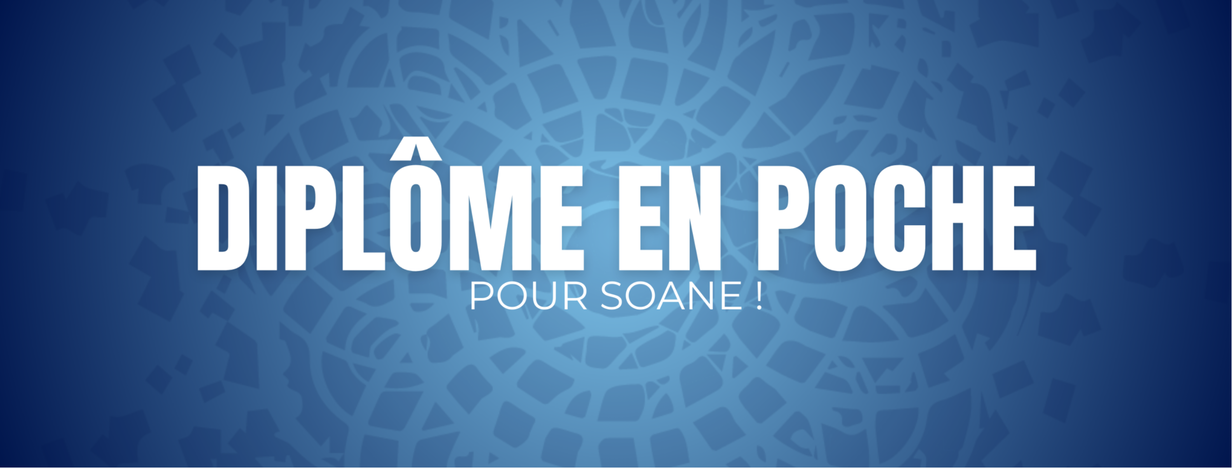 Diplôme en poche pour Soane !