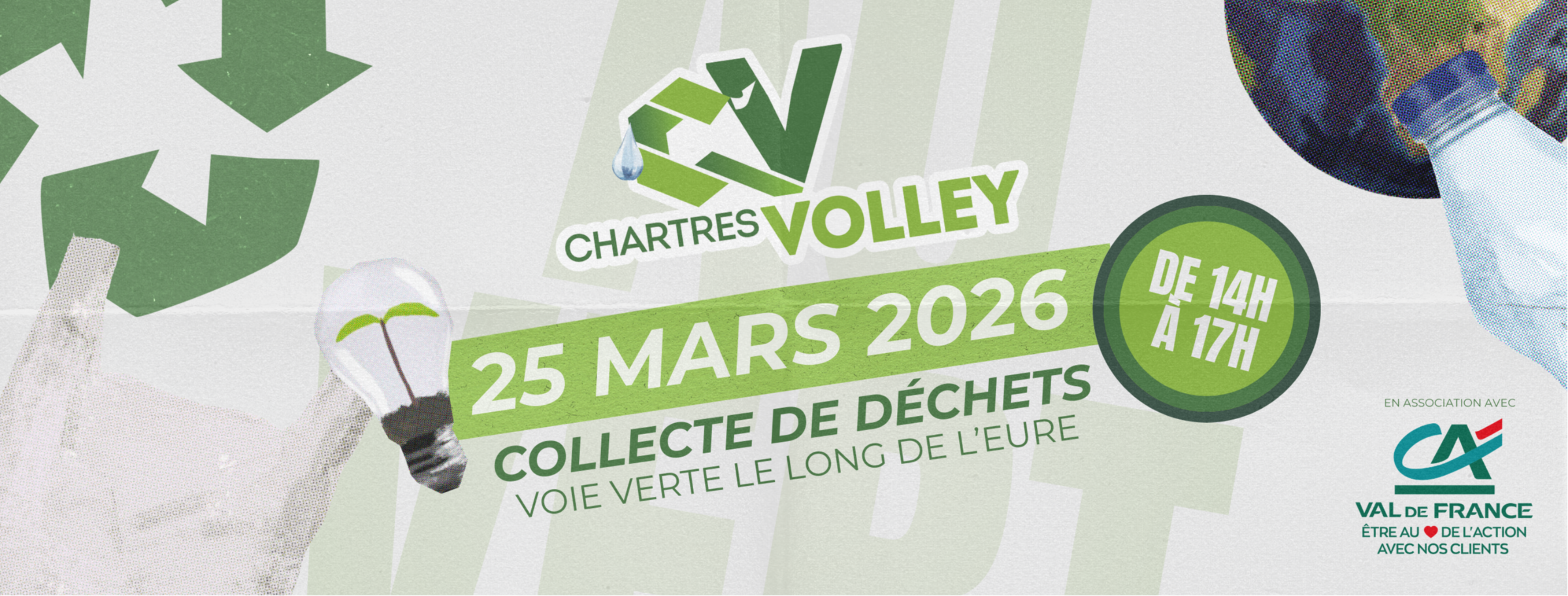 Le C'CV au vert : Collecte de déchets