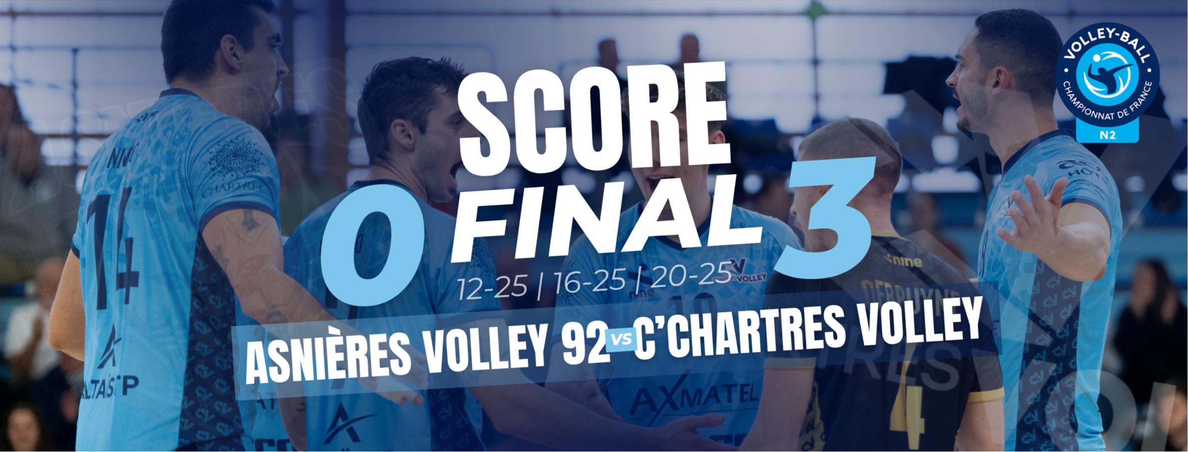 Déplacement gagnant à Asnières !