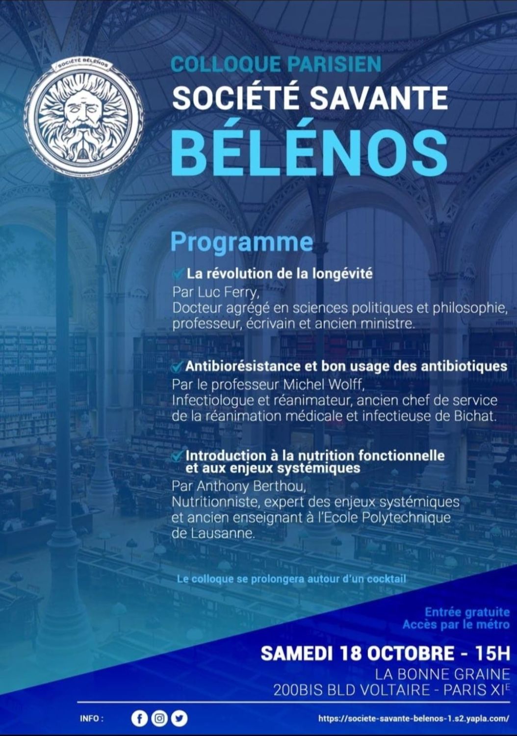 Colloque Parisien de la Société Savante Bélénos
