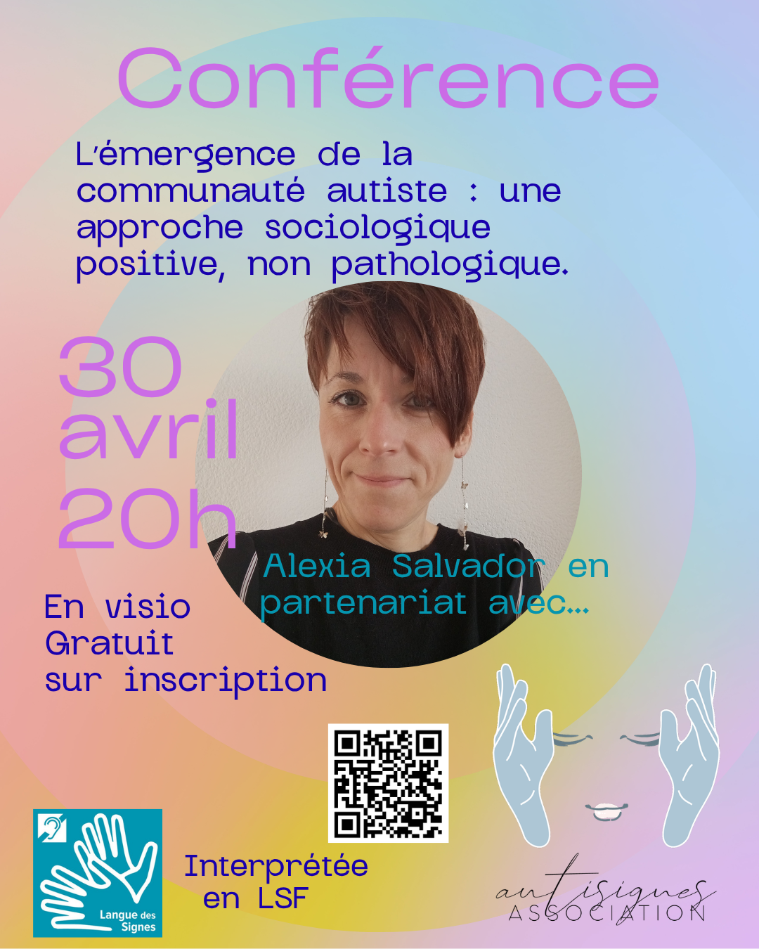 Conférence : L'émergence de la communauté autiste par Alexia Salvador