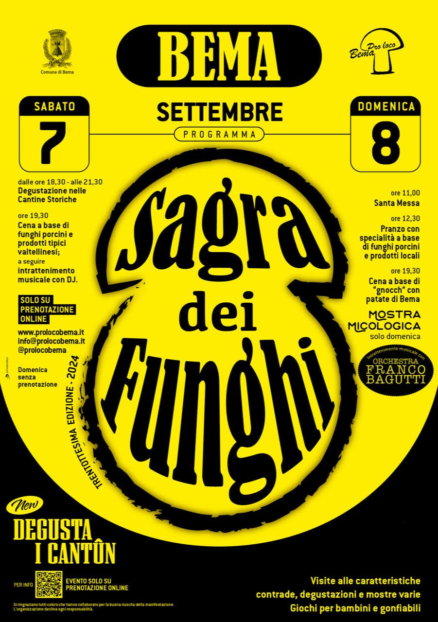 38ª Sagra dei Funghi - Degusta i Cantûn